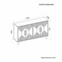 Hanah Home Roger - Consola Blanca